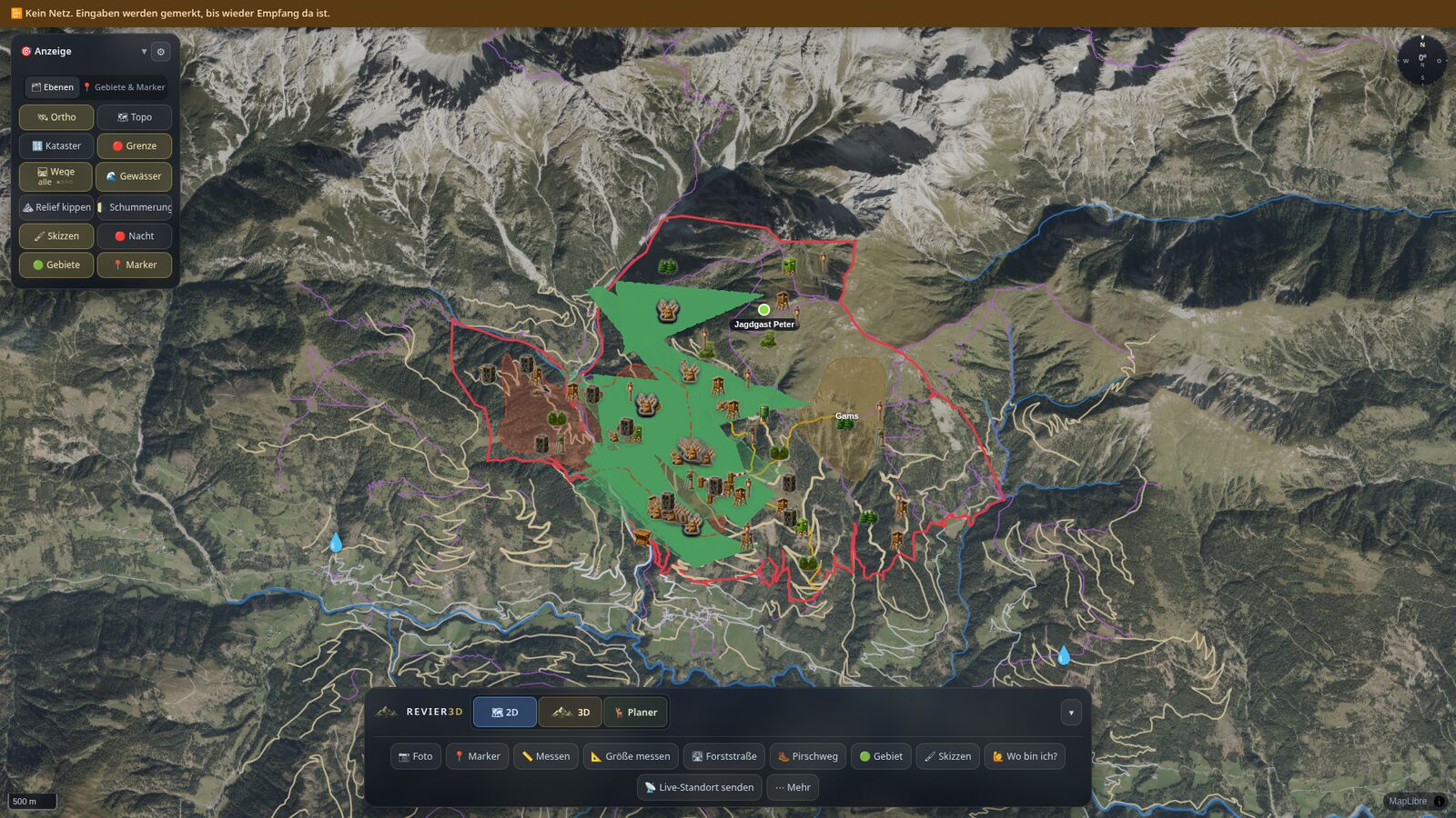 Keep the loaded map available offline