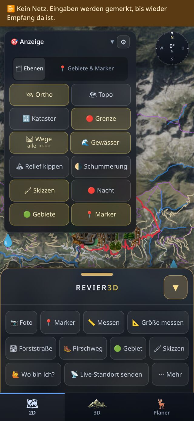 Keep the loaded map available offline