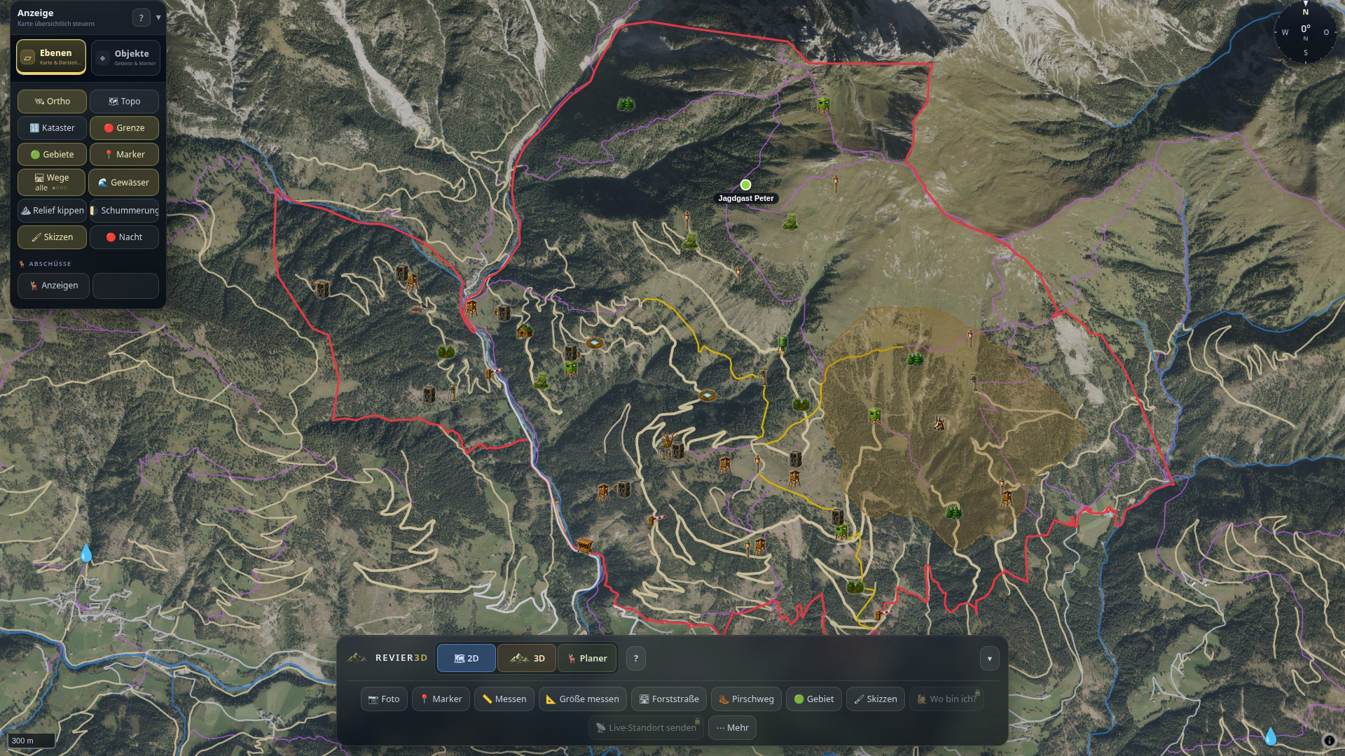 The current working map at a glance